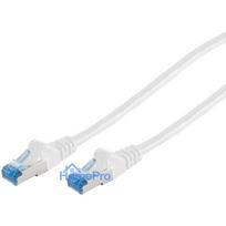 Patchkabel CAT6a RJ45 S / FTP PiMF 7,5m Weiß