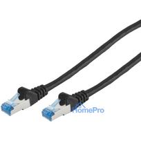 Patchkabel CAT6a RJ45 S / FTP PiMF 15m Schwarz