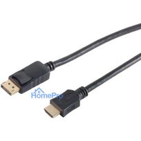 DisplayPort 1.2 HDMI (ST-ST) 3m adapter cable 4K Black
