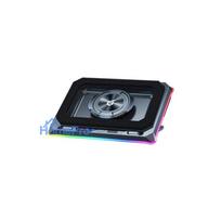 Cooling stand Conceptronic USB-C laptop cooler pad + phone holder, RGB, 12V