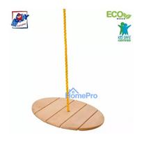 Woody 90125 Wooden (180cm) Swing plate - monkey seat (d. 34cm) for kids 3+ years (max 50kg)