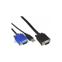 INLINE KVM Kabelsatz USB fuer 19 Zoll KVM Switch Laenge 1.8m