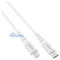 INLINE USB-C Lightning Kabel fuer iPad iPhone iPod Alu MFi-zertifiziert silber 2m