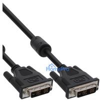 INLINE DVI-D Kabel digital 24+1 Stecker / Stecker Dual Link 2 Ferrite 2m