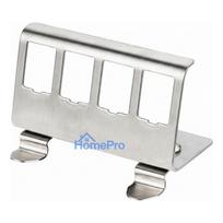 ROLINE DIN rail adapter, unpopulated, for 4 Keystones