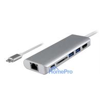 Dockingstation USB Typ C HDMI 4K USB 3.0 / USB 3.2 Gen 1 SD / MicroSD Gigabit Ethernet