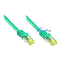 GoodConnections RJ45 patch cable with Cat. 7 raw cable and locking tab protection (), S/FTP, PiMF, halogen-free, 500MHz,
