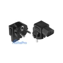Good Connections power adapter, Schuko plug to C13 threaded.