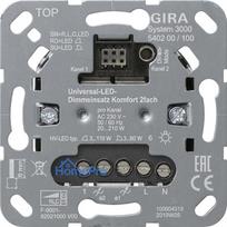 GIRA 540200 S3000 Uni-LED dimmer switch. Comfort 2-way insert