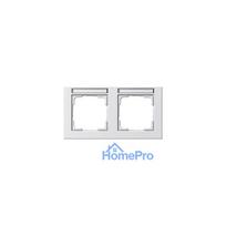 GIRA 109229 Frame 2f BSF pure white E2 horizontal