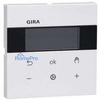 Gira S3000 Bluetooth room temperature controller surface switch pure white glossy