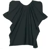 Kliento pelerina juoda Comair CRASH 128x150cm