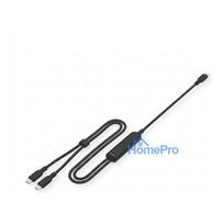 VALUE USB Type C split charging cable, C - 2x C, ST / ST, max. 100W, black, 1.8 m