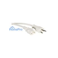 VALUE power cable T12 to C13, white, 1.8m