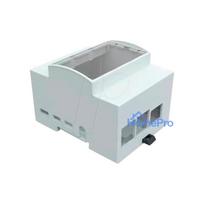 JOY-IT RPI CASE DIN4 - Korpuss Raspberry Pi 4, DIN sliede, Pelēks / caurspīdīgs (RB-CASEP4+07)