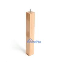 Furniture leg Rei, 5 cm x 5 cm, 36 cm, beech