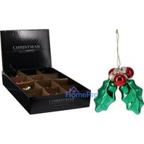 Christmas Tree toy TP1001400, red / green, glass