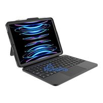 Deqster Tastaturhülle Prime Keyboard für iPad Air 13" (M2 / M3) Plug and GO über USB-C, Spritzwassergeschütztes Design,
