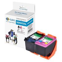 Tintes kārtridžu komplekts G&G XXL 2 gab. priekš HP 305XL / 3YM62AE + 3YM63AE