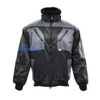 Work jacket Sara Workwear, black / grey, M size
