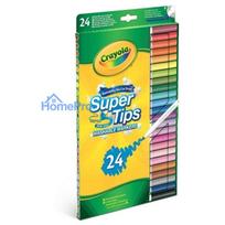 MARKERS CRAYOLA WASHABLE 24 PCS