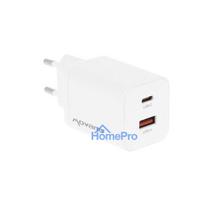 Movano GaN 45W USB-C PD + USB-A Charger (White)