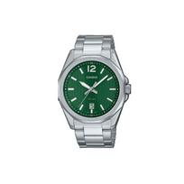 Casio 50M Waterproof Quartz Watch Stainless Steel Band Green Dial Men watches MTP-E725D-3A Green Dial gray