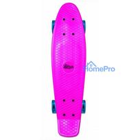 No Rules Skateboard fun skrituļdēlis ar gaismiņām rozā AU 349