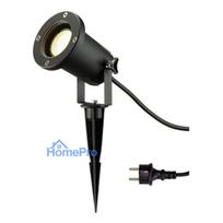 SLV NAUTILUS SPIKE garden spotlight 227410 GU10 IP65 with ground spike + 1,5m extension tube, black