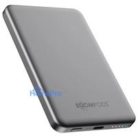 BOOMPODS PowerSnap 5000mAh Graphite Magnetic Powerbank (PMAGGR)