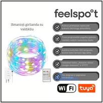 Išmanioji girlianda su valdikliu Feelspot FS-RSL02W 10m Wi-fi, Tuya