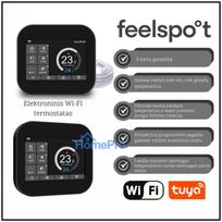 Elektroninis WI-FI termostatas (termoreguliatorius) Feelspot WTH07.36 black, Tuya