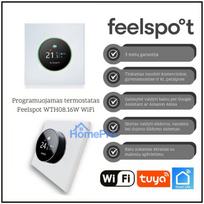 Programuojamas termostatas Feelspot WTH08.16W WiFi, baltas, Tuya, Smart Life