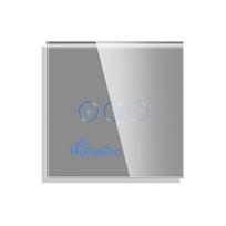 Sensorinis jungiklio dangtelis dimeriui Feelspot, pilkas, 86x86mm