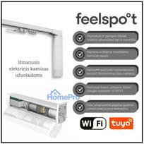 Išmanusis elektrinis užuolaidų bėgelis (8.2m) Feelspot FS-CM08W-5W WiFi, Tuya