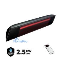 Halogeninis infraraudonųjų spindulių lauko šildytuvas Heliosa Black Evo