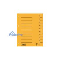 bene Divider sheets DIN A4 210 g/m² yellow