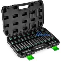 Set of long impact sockets 35 pieces 1 / 2" hexagonal WUBER