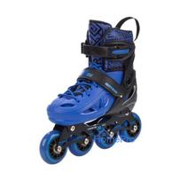 Meteor Loky regulējami rollerslidas bērniem, melni-zili, 30-33