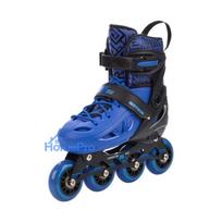 Meteor Loky regulējamas rollerslidas melni zilas 17484-17485 34-37