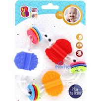 BamBam BamBam BAM BAM GRZECHOTKA TROJKAT 15X21 B / C 96