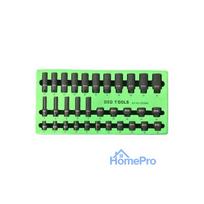 32-piece 3/8" drive 6-point deep and 7-point shallow impact socket set DS2006