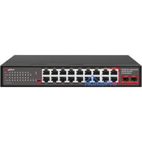 POE switch GETFORT 16FE+2GE+2SFP 240W
