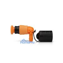 Source Storm Valve Hydration Bite Valve ar Twist-Lock Slēdzi - Caurspīdīgi Zils