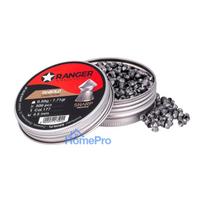 Airgun lodes RANGER CLAS03.45.500 — 4.5 mm diabolo, asa rievota smaile, 500 gab. alumīnija dozatorā