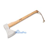 Boker Plus Appalachian Axe Large 09BO255 kempinga cirvis, 1055 oglekļa tērauds, hikorija kāts, ādas apvalks