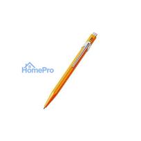 Caran d'Ache 849 PopLine Fluo lodīšu pildspalva, fluo oranža, zila tinte, vidēja 849.030