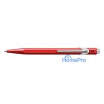 Caran d'Ache 849 Classic Line lodīšu pildspalva, sarkans korpuss, zils tinti, vidējs 849.070