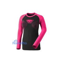 Dynafit Speed Dryarn L / S Tee sieviešu gara piedurkne apakškrekls - Pink Glo, izmērs L