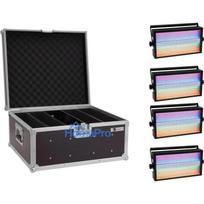 EUROLITE LED Super Strobe Set 20000679 — 4 LED stroboskopa gaismas ar transporta koferi
